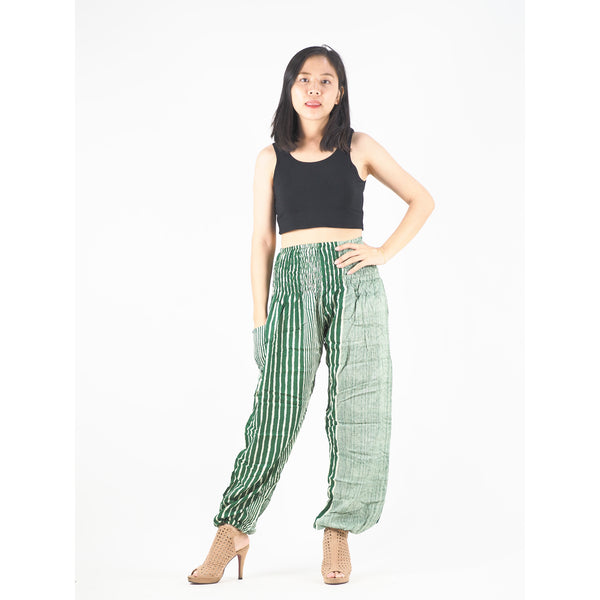 Zebra Stripe 41 women harem pants in Green PP0004 020041 06