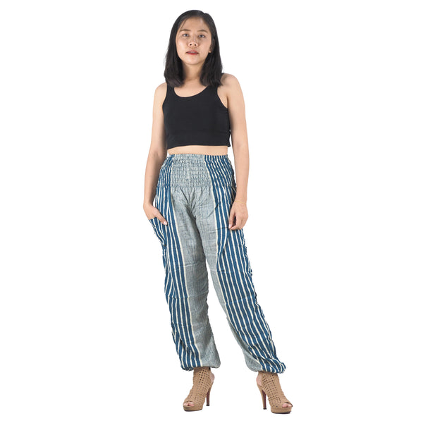 Zebra Stripe 41 women harem pants in Ocean green PP0004 020041 07