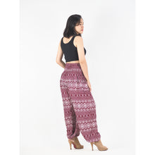 Load image into Gallery viewer, Hilltribe strip women&#39;s harem pants in Red PP0004 020049 04