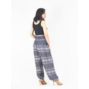 Hilltribe strip women's harem pants in Black  PP0004 020049 05