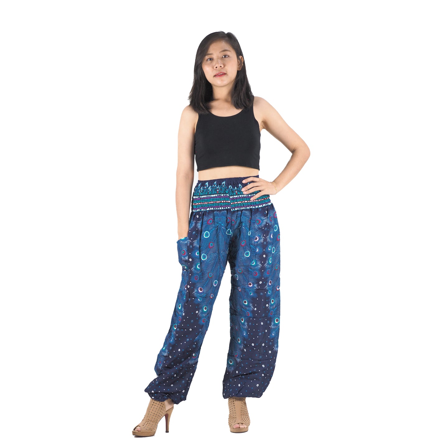 Peacock Heaven 58 men/women harem pants in Navy PP0004 020058 03