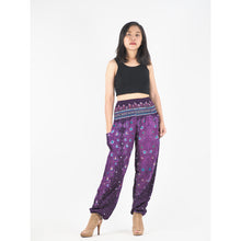 Load image into Gallery viewer, Peacock Heaven 58 women harem pants in Purple PP0004 020058 04