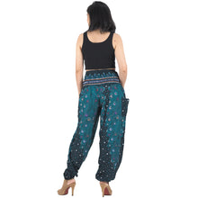 Load image into Gallery viewer, Peacock Heaven 58 women harem pants in Green PP0004 020058 05