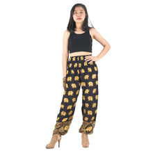 Load image into Gallery viewer, King Elephant Men/Womens harem pants in black  PP0004 020059 05