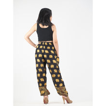 Load image into Gallery viewer, King Elephant Men/Womens harem pants in black  PP0004 020059 05