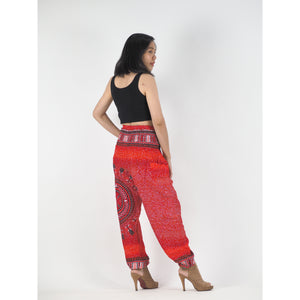 Tribal dashiki womens harem pants in Red PP0004 020060 05