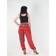 Load image into Gallery viewer, Tribal dashiki womens harem pants in Red PP0004 020060 05