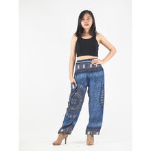 Load image into Gallery viewer, Tribal dashiki womens harem pants in Black PP0004 020066 01