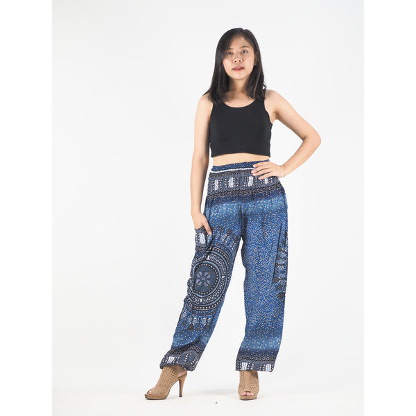 Tribal dashiki womens harem pants in Black PP0004 020066 01