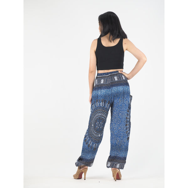 Tribal dashiki womens harem pants in Black PP0004 020066 01