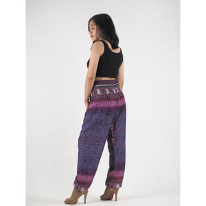 Tribal dashiki womens harem pants in Purple PP0004 020066 06