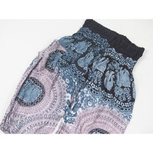 Load image into Gallery viewer, Mandala Elephant Unisex Kid Harem Pants in White PP0004 020071 03