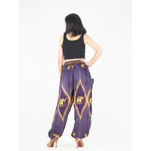 Load image into Gallery viewer, Diamond Elephant Womens Harem Pants in purple PP0004 020079 01