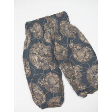 Load image into Gallery viewer, Floral Classic Unisex Kid Harem Pants in Gray PP0004 020098 06