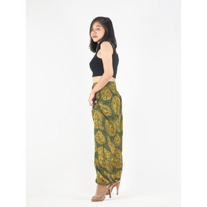 Floral Classic 98 women harem pants in Green PP0004 020098 07