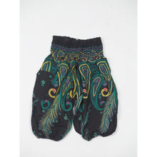 Load image into Gallery viewer, Vibrant Vibes Unisex Kid Harem Pants in Green PP0004 020116 02