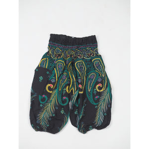 Vibrant Vibes Unisex Kid Harem Pants in Green PP0004 020116 02
