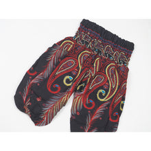 Load image into Gallery viewer, Vibrant Vibes Unisex Kid Harem Pants in Red PP0004 020116 05