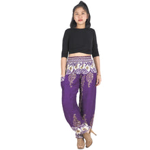 Load image into Gallery viewer, Flower chain 167 women harem pants in Purple PP0004 020167 02
