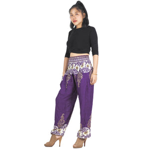 Flower chain 167 women harem pants in Purple PP0004 020167 02