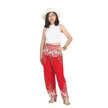 Load image into Gallery viewer, Flower chain 167 women harem pants in Bright Red PP0004 020167 04