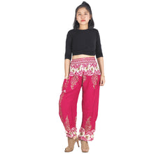Load image into Gallery viewer, Flower chain 167 women harem pants in Cherry PP0004 020167 05