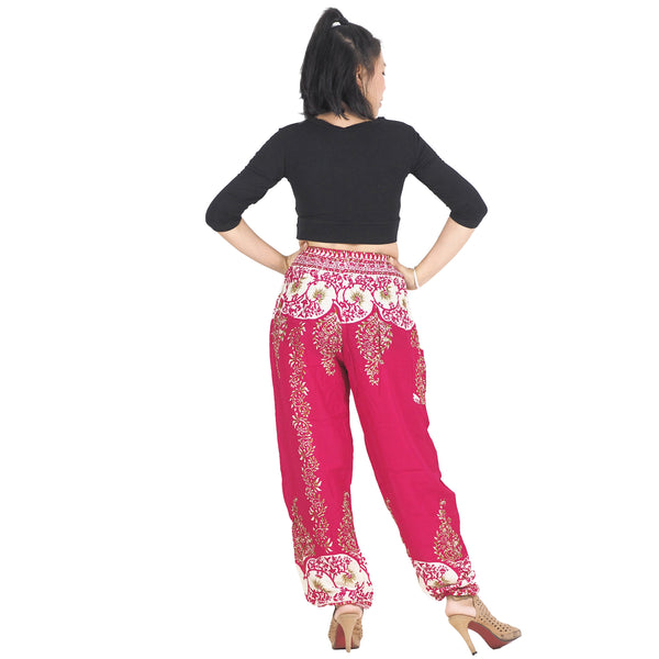 Flower chain 167 women harem pants in Cherry PP0004 020167 05