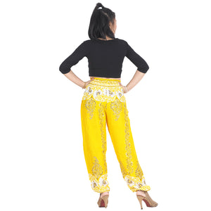 Flower chain 167 women harem pants in Yellow PP0004 020167 06