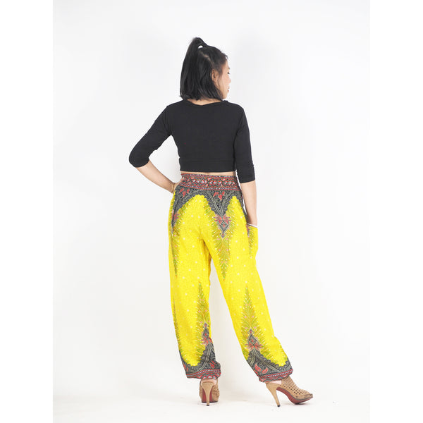 Peacock 168 women harem pants in Yellow PP0004 020168 04