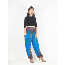 Load image into Gallery viewer, Peacock 168 women harem pants in Blue PP0004 020168 05