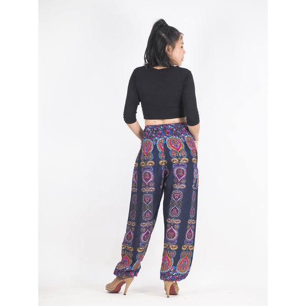 Love stripe 188 women harem pants in Navy Blue PP0004 020188 01