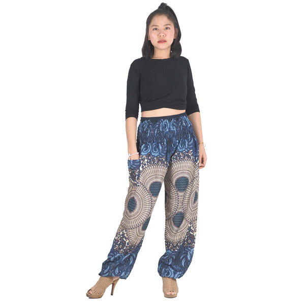 Mandala 213 women harem pants in Black PP0004 020213 03