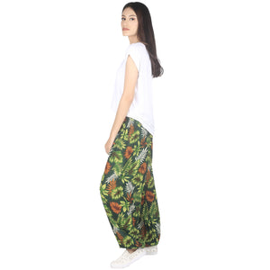 Carnival Leagues 215 Women's Harem Pants in Green PP0004 020215 03