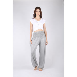 Solid Color Unisex Harem Pants Spandex in Gray PP0004 070000 05