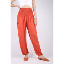 Load image into Gallery viewer, Solid Color Unisex Harem Pants Spandex in Orange PP0004 070000 11