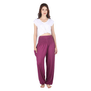 Solid Color Unisex Harem Pants Spandex in Purple PP0004 070000 06