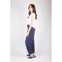 Load image into Gallery viewer, Solid Color Women&#39;s Harem Pants in Navy PP0004 130000 03