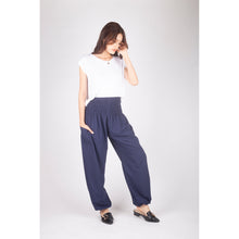 Load image into Gallery viewer, Solid Color Women&#39;s Harem Pants in Navy PP0004 130000 03