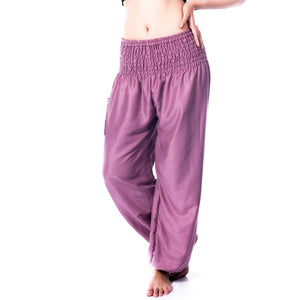 Solid Color Women Harem Pants in Magenta PP0004 020000 18