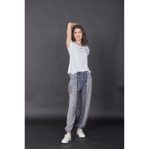 Zebra Stripe 41 women harem pants in Navy PP0004 020041 05