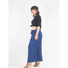 Load image into Gallery viewer, Solid color Unisex Fisherman Yoga Long Pants in Bright Navy PP0007 010000 07