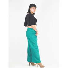 Load image into Gallery viewer, Solid color Unisex Fisherman Yoga Long Pants in Green PP0007 010000 20