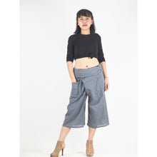 Load image into Gallery viewer, Solid color Unisex Fisherman Yoga Shorts Pants in Gray PP0027 010000 05