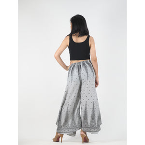 Peacock Feather Dream Women's Palazzo Pants in Cloud PP0037 020015 14