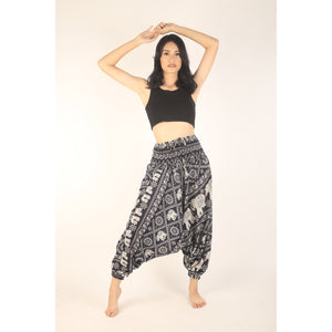 Imperial Elephant Unisex Aladdin drop crotch pants in Navy PP0056 020005 01