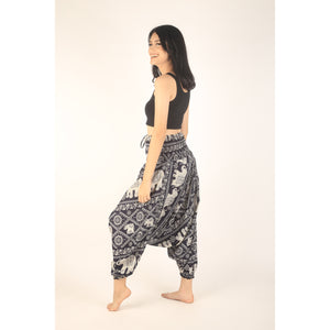 Imperial Elephant Unisex Aladdin drop crotch pants in Navy PP0056 020005 01