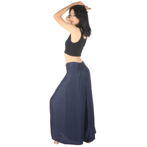 Solid Color Women Palazzo Pants in Navy PP0076 020000 03