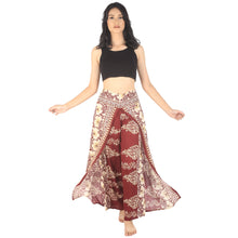 Load image into Gallery viewer, Flower chain Women Palazzo Pants in Red PP0076 020064 04