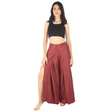 Load image into Gallery viewer, Solid Color Women Palazzo Pants in Burgundy PP0076 020000 15