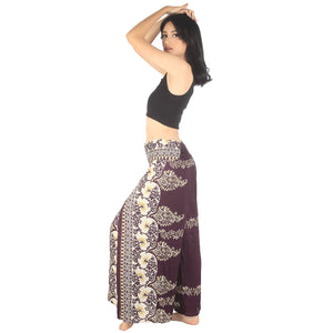 Flower chain Women Palazzo Pants in Purple PP0076 020064 05